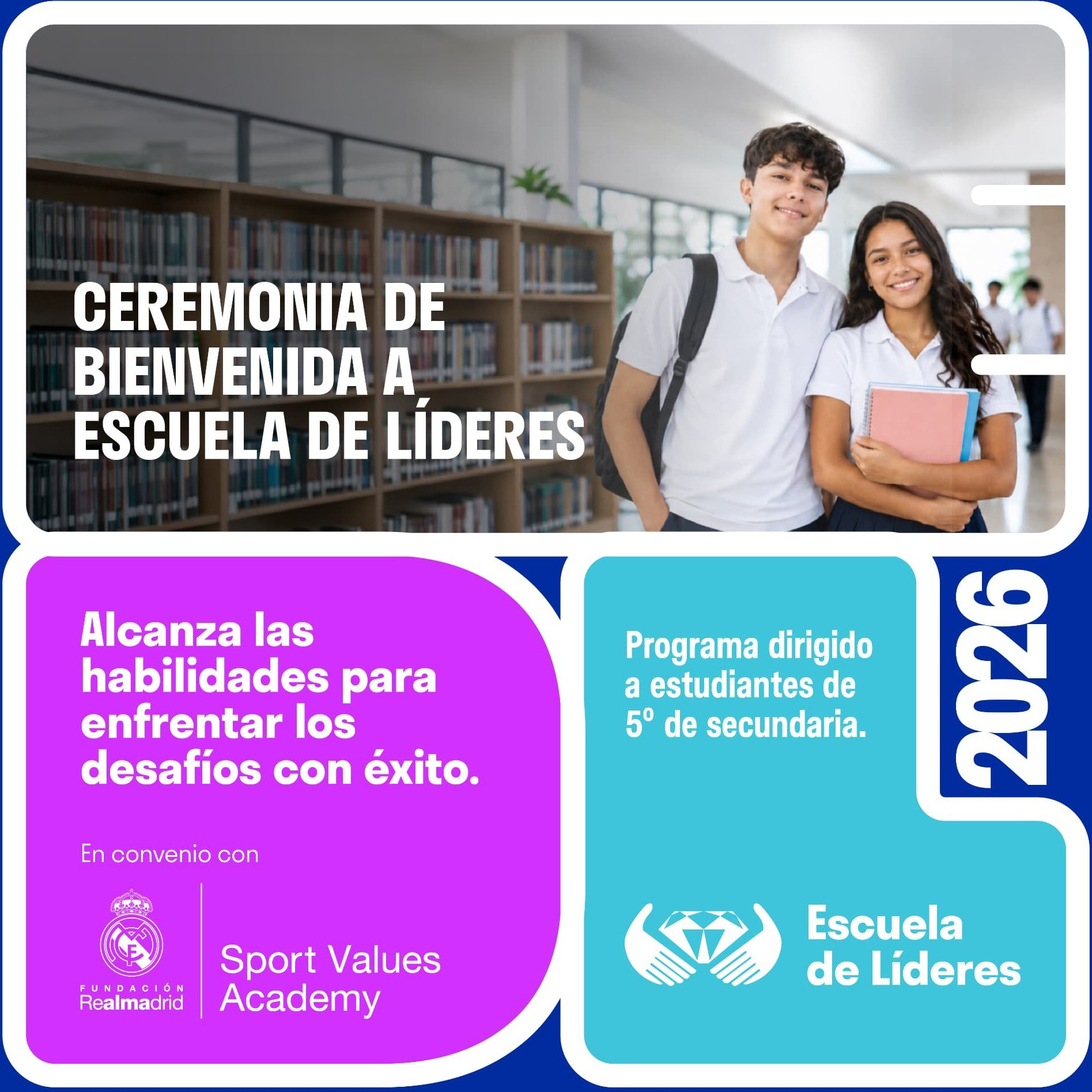 Ceremonia de Bienvenida a Escuela de Líderes UCV