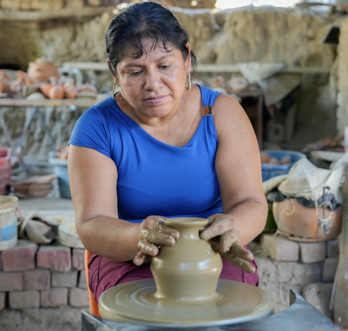 Proceso de elaboración de cerámica artesanal